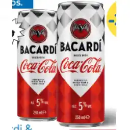 T&G Bacardi & Cola-Cola ready to drink T&G Angebot