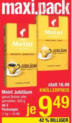 Maximarkt Meinl Jubiläum Angebot