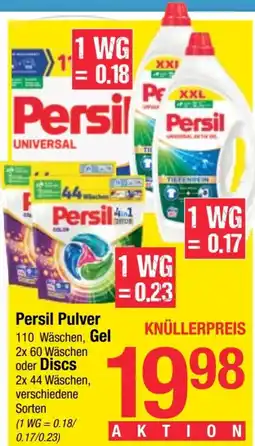 Maximarkt Persil Pulver Gel oder Discs Angebot