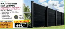 Norma WPC-Sichtschutz- zaun CORTADO Angebot