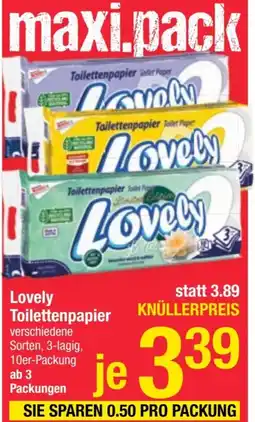 Maximarkt Lovely Toilettenpapier Angebot