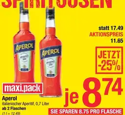 Maximarkt Aperol Angebot