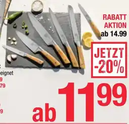 Maximarkt Messer mit Holzgriff Angebot
