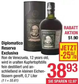 Maximarkt Diplomatico Reserva Exclusiva Angebot