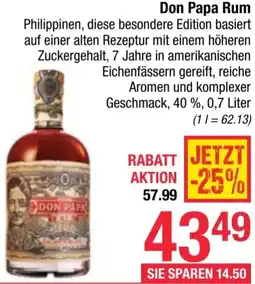 Maximarkt Don Papa Rum Angebot