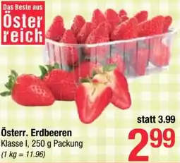 Maximarkt Österr. Erdbeeren Angebot