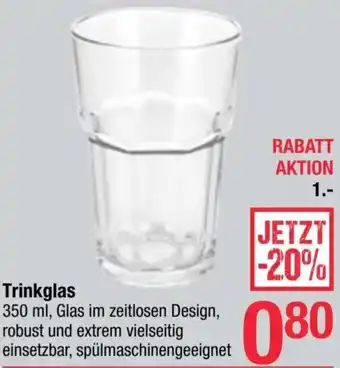 Maximarkt Trinkglas Angebot