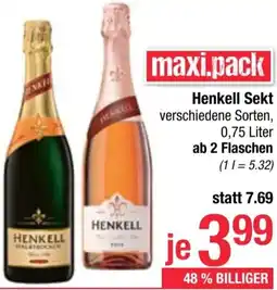 Maximarkt Henkell Sekt Angebot