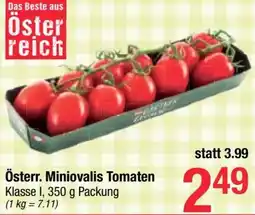 Maximarkt Österr. Miniovalis Tomaten Angebot