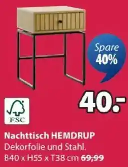 JYSK Nachttisch hemdrup Angebot