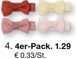 Zeeman Haarspange mit kleiner Schleife Metall/Polyester Angebot