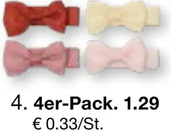 Zeeman Haarspange mit kleiner Schleife Metall/Polyester Angebot