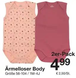 Zeeman Ärmelloser Body Angebot