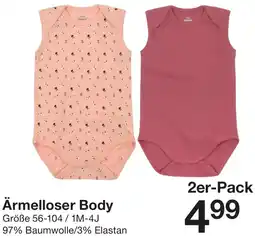 Zeeman Ärmelloser Body Angebot