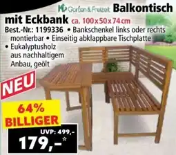 Norma Balkontisch mit Eckbank Angebot