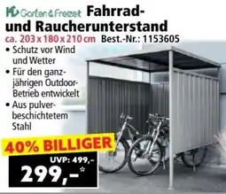 Norma Fahrrad- und Raucherunterstand Angebot