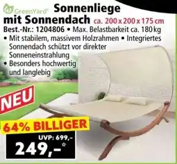Norma Sonnenliege mit Sonnendach Angebot