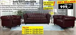 Norma Sofa-Set Lederoptik Angebot