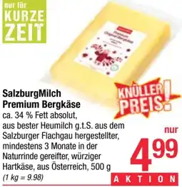 Maximarkt SalzburgMilch Premium Bergkäse Angebot