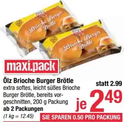 Maximarkt Ölz Brioche Burger Brötle Angebot
