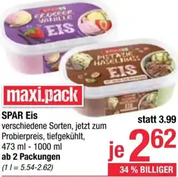 Maximarkt SPAR Eis Angebot