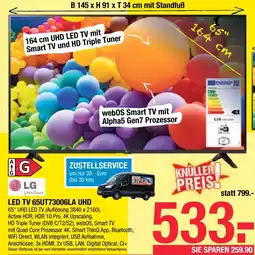 Maximarkt LG Led tv uhd Angebot
