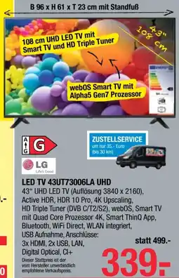 Maximarkt LG Led tv uhd Angebot