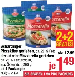 Maximarkt Schärdinger Pizzakäse gerieben Angebot