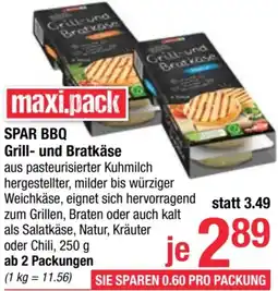 Maximarkt SPAR BBQ Grill- und Bratkäse Angebot