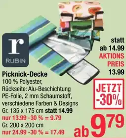 Maximarkt Picknick-Decke Angebot