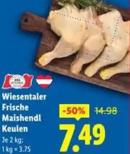Lidl Wiesentaler Frische Maishendl Keulen Angebot