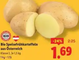 Lidl Bio Speisefrühkartoffeln Angebot