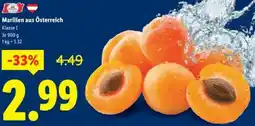Lidl Marillen aus Österreich Angebot