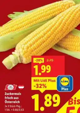 Lidl Zuckermais Angebot
