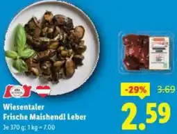 Lidl Wiesentaler Frische Maishendi Leber Angebot