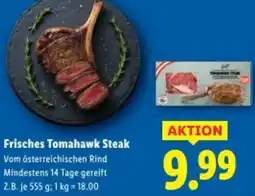 Lidl Frisches Tomahawk Steak Angebot