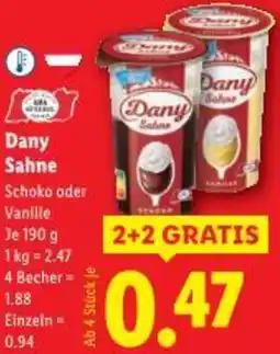 Lidl Dany Sahne Angebot