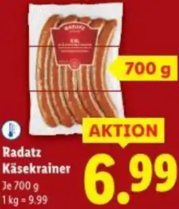 Lidl Radatz Käsekrainer Angebot
