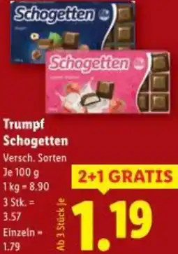 Lidl Trumpf Schogetten Angebot