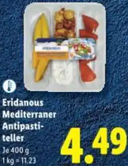 Lidl Eridanous Mediterraner Antipasti- teller Angebot