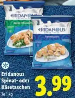 Lidl Eridanous Spinat-oder Käsetaschen Angebot