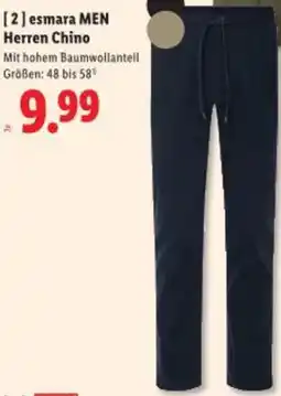 Lidl esmara MEN Herren Chino Angebot