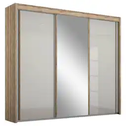XXXLutz Schwebetürenschrank in Grau, Eiche San Remo Angebot