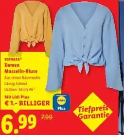 Lidl esmara Damen Musselin-Bluse Angebot
