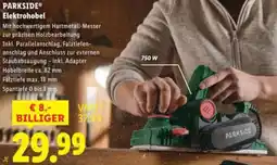 Lidl PARKSIDE Elektrohobel Angebot