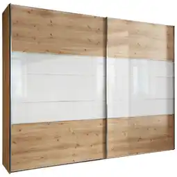 XXXLutz Schwebetürenschrank in Weiß, Eiche Bianco Angebot