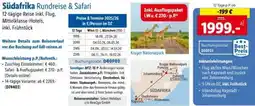 Lidl Südafrika Rundreise & Safari Angebot