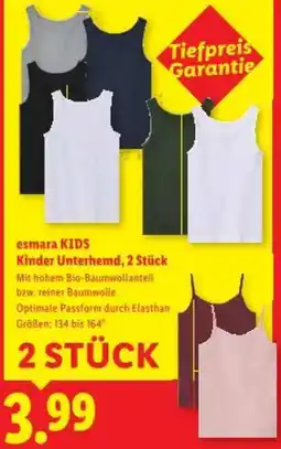 Lidl esmara KIDS Kinder Unterhemd Angebot