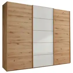 XXXLutz Schwebetürenschrank in Weiß, Eiche Bianco Angebot