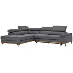 XXXLutz Ecksofa in Webstoff Grau Angebot